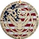 2025 Christmas Ornament  USA Bald Eagle Ornament, Patriotic Holiday Tree Decoration, American Pride Keepsake Gift