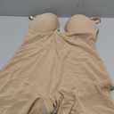 SHAPERIN Backless Shapewear Strapless Bodysuit Bra Fajas U Plunge Tummy Control Low Back Full Body Shaper Corset for Women (X-Large)