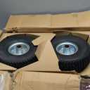 Jungle Jim's Jungle Wheels Lawn Mower Sulky Black Edition Stand-On Two-Wheel Sulky for Walk-Behind Mowers Folding Trailer Hook Up 10" Wheels 