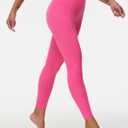 Dragon Fit Compression Yoga Pants with Inner Pockets in High Waist Athletic Pants Tummy Control Stretch Workout Yoga Legging (Pink, XL)
