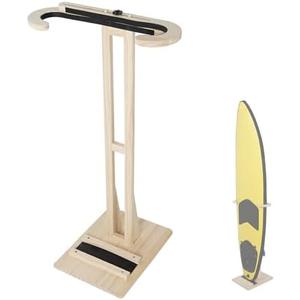 HIKULA Surfboard Stand Racks, Indoor Display Stand Shortboard and Longboard Organizer Floor-Standing Design, Storage & Display for Surfboard and Skimboard