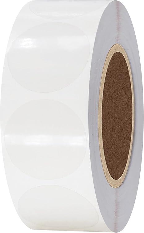 1000pcs Clear Circle Stickers for Sealing 1 inch Round Circle Transparent Labels Envelope Sealer (1 inch Round)