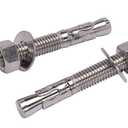 Bolt Dropper 1/2" x 3-3/4" Wedge Anchor (5 Pack), 18-8 (304) Stainless Steel