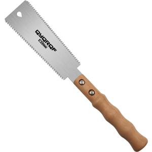 Mini Hand Saw, 6 Inch Japanese Pull Saw with Double Edges 15/17 TPI Flush Cut Saw for Woodworking DIY Projects (style B)