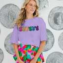 Mommy and Me Easter Outfits Mama and Me Bunny Matching Shirts Cute Peeps Graphic Tee Matching Family Easter Outfits Purple