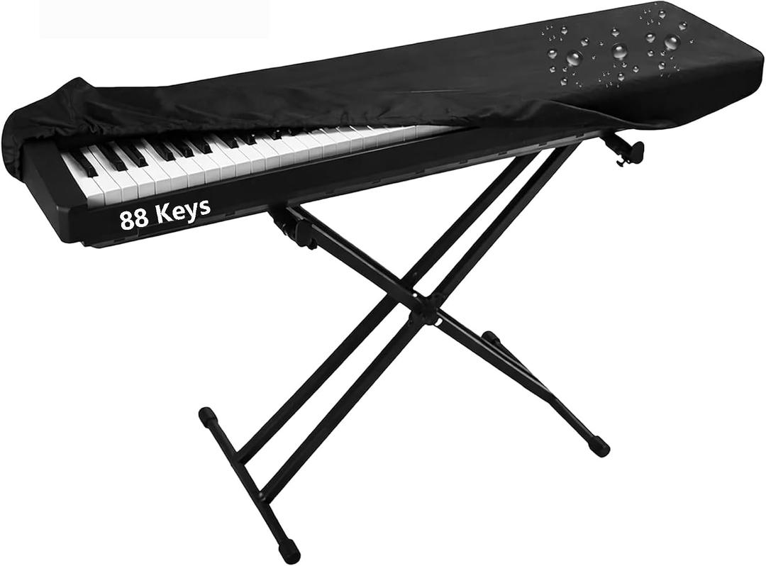 88 Keys Piano Cover, Waterproof Dustproof Keyboard Protector, Adjustable Drawstring for Yamaha 88-Key Digital Pianos