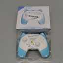 KINVOCA Wireless Controller for Nintendo Switch/Switch Lite, Cute Pro Controller with Turbo, Motion, Vibration, Wake-Up, Headphone Jack and Breathing Light - Blue