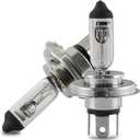 H4 Halogen Headlight Bulb - 55W 9003 High/Low Beam Fog Light Replacement,Halogen Light Bulbs,DOT Compliant,Universal Lighting Accessories for 12V Cars,Not fit 24V Vehicles,Pack of 2