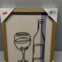 Wine & Coffee Wire Linen Wall Art, 11 x 14 in 
