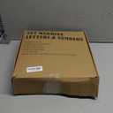 Pooqla 3FT Marquee Light Up LED Letters, Big Mosaic B Sign 3 Feet Tall, Giant for Balloons Birthday Anniversary Wedding Party Decoration, Warm White