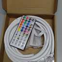 OMIKA 10FT Neon Rope Light Battery Operated, RGB &Warm White Cuttable Lights with USB, Outdoor LED Strip Lights Waterproof for Wall Bedroom Outside Indoor Christmas Dcor