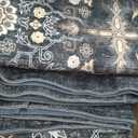 Ruaruarug Area Rug Non Slip Machine Washable Ultra Soft Living Room/Bedroom/Kitchen/Outdoor/Classroom, Black Grey, 10'14'