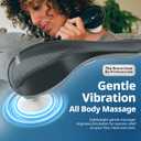 Wahl Soothing Vibration Corded Massager with 4 Attachment Heads, 2 Speed Massage Tool for Pressure & Pain Relief on The Face, Neck and Head, FSA Eligible, Model 4120-600