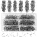 1200 Plastic Welder Staples - 6 Types Hot and Wave Staples for Car Bumper Repair, Architectural Modeling, and Plastic Craft Welding Supplies