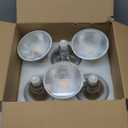 EdisonPar PAR38 Glass Commercial LED Light Bulb, 14W=120W Equivalent 1450 Lumens 20000 Hours Classic Flood Light Bulbs, Dimmable Warm White 3000K 40Degree Beam Angle Title-20/CEC Compliant, 6-Pack