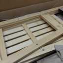 Bamboo Ladder Shelf, 4-Tier Wooden Ladder Bookshelf & Bookcase Organizer, 21"W x 12.5"D x 50"H