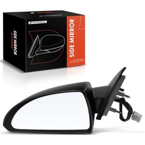 A-Premium Left Driver Side Power Door Mirror - Compatible with Chevrolet Impala 2006-2013, Impala Limited 2014-2016 - Non-Heated, Non-Folding, Black - Outside Rear View Mirror - Replace# 20759191