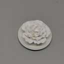 Passive Diffuser for Essential Oil-Ceramic Diffuser Non Electric Oil Diffusers for Small Mini Room, Desk Decorative, Bathroom (White Hibiscus)