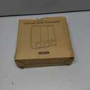 Shampoo and Conditioner Dispenser,Unisense Shower Soap Dispenser 3 Chamber No Drill Wall-Mounted Shampoo Dispenser for Shower Wall Mounted Shower Dispenser for Bathroom Hotel Large Capacity,Chrome