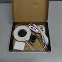 Aokrean Grow Lights for Indoor Plants, 48 LEDs Full Spectrum Plant Grow Light, Height Adjustable Faux Wood Grain Halo Plant Light with Base, 3 Optional Spectrums, Auto Timer 6/12/16Hrs, 5 Brightness