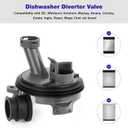 WD19X25278 Dishwasher Diverter Valve Kit Fit For GE Whirlpool Kenmore Maytag Amana Dishwasher Replacement Parts WD00X25260, WD18X21678, WD19X25259