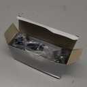 SENTO Black Toilet Paper Holder Wall Mount, Double Post Tissue Toilet Paper Holder, Easy Installation, Heavy Duty Metal, Matte Black