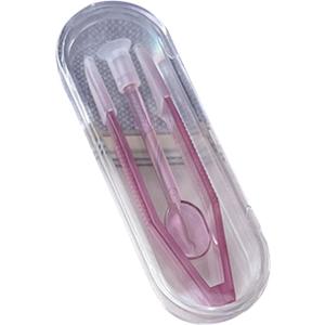 GANPUB Purple Practical Contact Lens Insertion and Removal Tool Set Practical Equipment Supplies for Students Office Workers House Contact Lens Wearing Tool Kit, Contact Lens Cases
