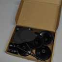 6pcs Black Candle Holder, Black Candlestick Holders Taper Candle Holders for Pillar Candles Sticks Holder Decor Halloween Christmas Decorations Candle Stick Holder Candelabros para Centros de Mesa