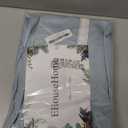 EHouseHome Heavy Duty Fabric Tablecloth with White Lace-Waterproof/Wrinkle Free/Stain Resistant/Oil Proof-for Dining,Indoor&Outdoor,Wedding,Holiday,Blue Fog,Rectangle 60x84Inch