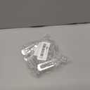 20pcs Plastic Locking Shelf Support Pegs,5mm Shelf Pins,Self-Locking Bracket Clips,Clear Shelf Pegs for for Kitchen Cabinet Furniture Book Shelves, 5mm Peg x 5/8" Thick Shelves