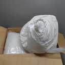 SAVORI Set of 2 Down and Feather Throw Pillow Inserts 28x28 Soft Fluffy Pillow Inserts with 100% Down-Proof Cotton Cover, Decorative Square Cushion Inner for Sofa Couch Bed-White