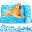 Dog Cooling Mat, Pet Cooling Mat with Non-Toxic Solid Gel, Self-Cooling Pad for Dogs, Waterproof, Durable Cooling Bed for Indoor, Outdoor, Summer