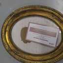 AELS 5x7 Inch Vintage Oval Picture Frame, Elegant Antique Ridged Design Photo Frames with Glass Front, Photo Display, Tabletop Wall Hanging, Gift Ideas, Distressed Bronze