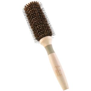 Pandora's Beauty Box The 101 GoShiny Hairbrush - FSC Wooden Handle/Boar Bristle Brush/Heat Resistant/Styling/Blowout/Patented (Large)