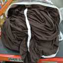 Sectional Couch Covers L Shape Sofa Covers Super Stretch 2pcs Sofa Slipcovers for 3 + 3 Seaters Sectional Chaise Slipcover with 2pcs Pillow Covers for Pets Kids, Brown