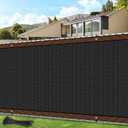 Privacy Fence Screen Double Layers 4x50Ft Balcony Privacy Screen, Garden Fence UV-Resistant Durable, Premium Polyethylene Windproof Screen for Patio Pool Backyard and Garden