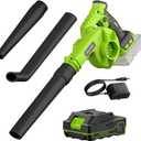 Leaf Blower Cordless with Battery and Charger, 20V Electric Cordless Blower 120MPH Small Leaf Blower, Lightweight Battery Blower Yard Tools Grass Blowers for Lawn Care Patio Backyard Leaves and Dust