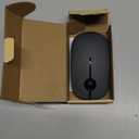 VssoPlor Wireless Mouse, 2.4G Slim Portable Computer Mice with Nano Receiver Quiet Silent Optical Laptop Mouse for Notebook, PC, Laptop, Computer-Black and Gray