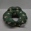 Nursing Pillow for Breastfeeding, Animal Patterns Removable Cotton Cover, Support for Mom and Baby, Plus Size Ergonomic Design Breastfeeding Pillows, Machine Washable, Green