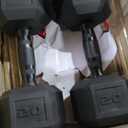 Weight Set, Dumbbell Set, Pair Of 5 LB And 20 LB Dumbbells, Black