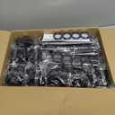 Bonpally Room Divider Curtain Rod, No Drilling Tension Rod for Room Separation, 4-10ft(H) 28-114inch(W) Adjustable Heavy Duty Floor to Ceiling Wall Divider Room Partition Privacy Separator, Black