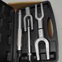 DURATECH 5-Piece Ball Joint Separator Set, Pickle Fork Tool Set, Tie Rod Removal Tool Set, 1-1/8", 15/16", 11/16", for Cars and Light Vans, with Suitcase