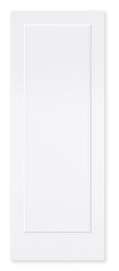 BARNSMITH (Only 1Pack) 30x80 in 1-Panel White Primed Molded Door Slab, Shaker Style Paintable Hollow Core Interior Door Panel, Lightweight, for Swing Door, Closet Door, Pocket Door