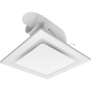 Bathroom Fan Ceiling Mount Exhaust Ventilation,141 CFM 0.7 Sones,4 Inches Duct,White,Very Quiet Ventilation and Exhaust Fan
