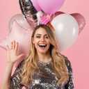 Veemoon 2pcs Ice Cream Headbands for Women Cute Cosplay Hair Accessories for Halloween Parties Fun Dessert-themed Headpieces for Daily Wear and Events