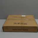 TV Tray Side Table for Couch - 360 Swivel Adjustable Height Rotating Sofa Table C Table End Table Laptop Desk with Phone & Tablet Slot, Perfect for Eating Working Reading, Fits Small Spaces