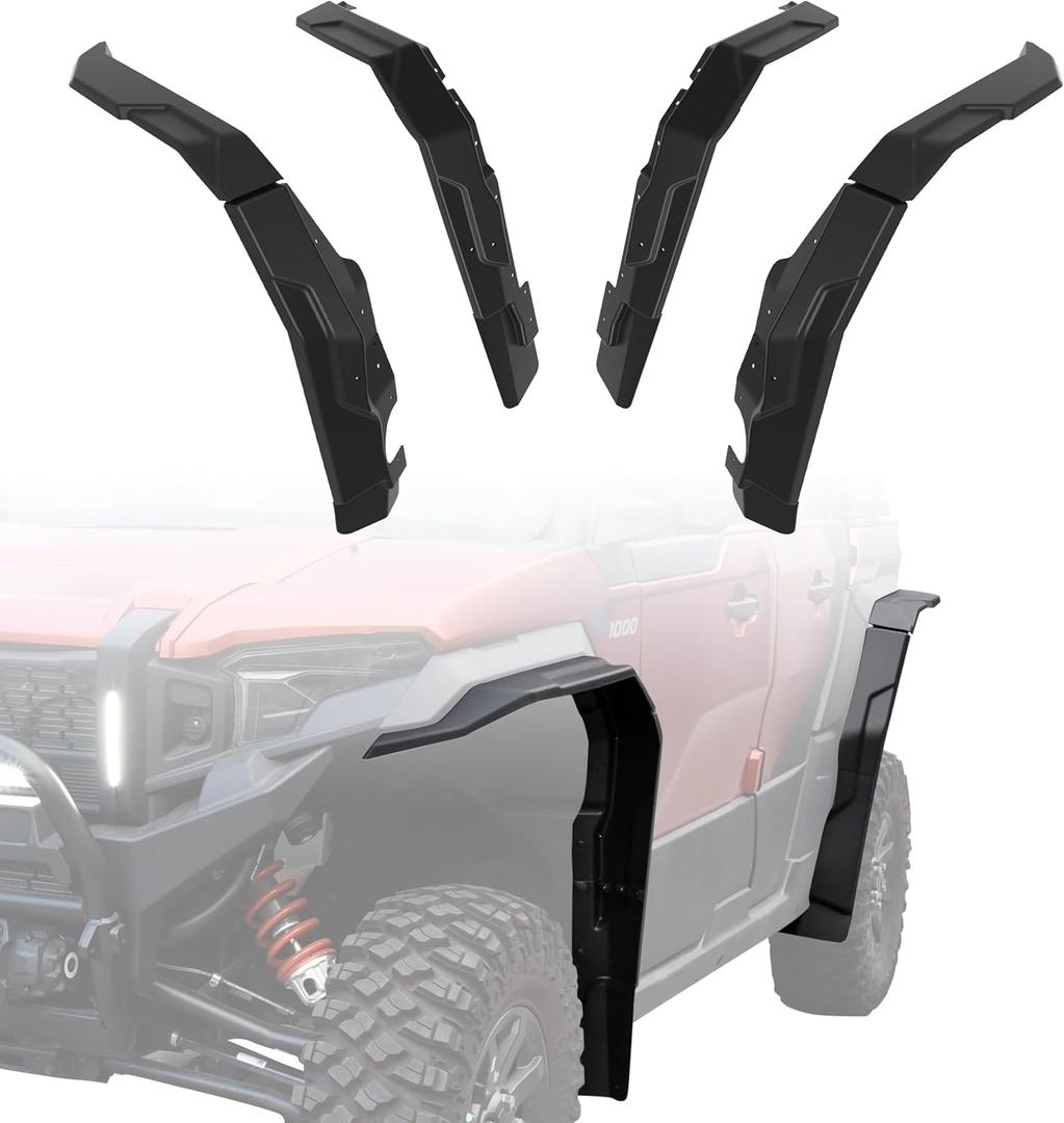 Fender Flares for Polaris XPEDITION, Front Rear Full Coverage Mud Flups for 2024 2025 Polaris XPEDITION XP/XP 5/ADV/ADV 5 Accessories, Replace OEM #2890638
