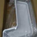 Upgraded DA97-11483A Refrigerator Door Bin Compatible with Samsung Refrigerator Left Lower Door Shelf RFG297HDRS, RFG298HDRS, RFG297HDBP, RFG297HDWP, RFG29PHDRS etc, Replace PS4176339 Door Shelf Bin