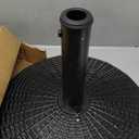 Blissun 26.5 lbs Heavy Duty Patio Market Umbrella Base Stand, Size: 17.5"