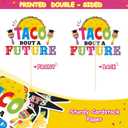 Mexican Graduacin Party Decorations Table Toppers Set of 24 Graduation Fiesta Taco Bout a Future Centerpieces Sticks Congrats Grad Class of 2026 Graduation Party Supplies